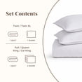 thumbnail image 2 of BDEUS Full/Queen Quilt Set, Soft Bed Summer Lightweight Bedspread Coverlet,3 Pieces Cloud Quilt Stitching for All Season, White, 2 of 11
