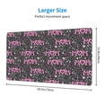 thumbnail image 3 of Bingfone Lovely Mom Ever Large Gaming Mouse Pad,Extended Desk Mousepad With Stitched Edges,Non-Slip Base,29.5 X 16 In, 3 of 9