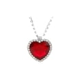 thumbnail image 1 of Collar de mujer Sonducket colgante en forma de corazón decorativo rojo, 1 of 6