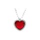 thumbnail image 1 of Collar de mujer Sonducket colgante en forma de corazón decorativo rojo, 1 of 6