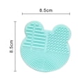 thumbnail image 2 of Alfombrilla de limpieza para brochas de maquillaje - Almohadilla de limpieza de brochas de silicona - Limpiador de brochas de maquillaje portátil - Depurador de brochas cosméticas, herramienta de, 2 of 5