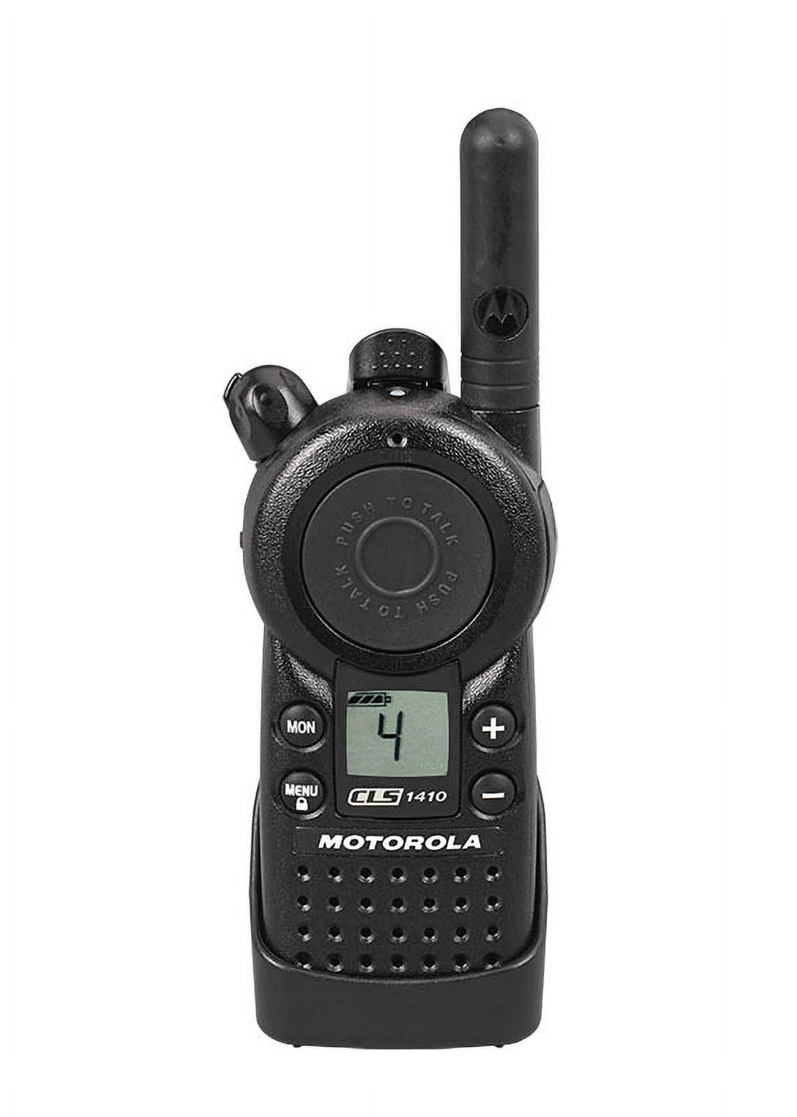 Motorola CLS1410 - 6 UHF 1 Watt 4 Channel Radios w/ Multi-charger and Headsets