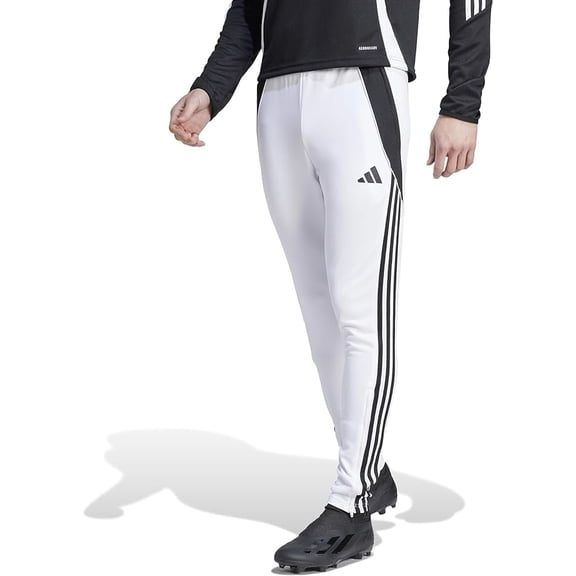 Adidas Men's Tiro 24 Soccer Tracksuit Pants, White/Black