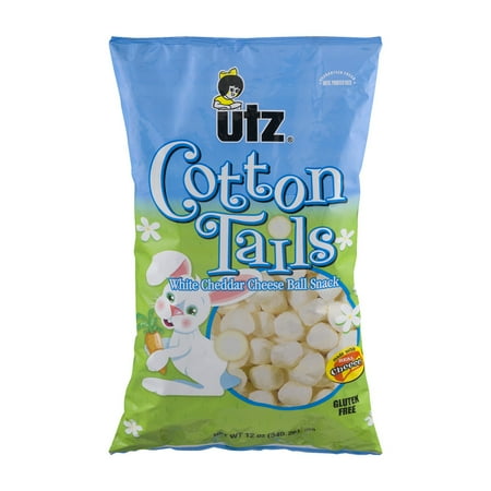 (3 Pack) Cotton Tails Cheese Ball Snack White Cheddar, 12.0 OZ