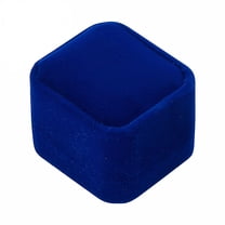 LAMIRO Blue 1X Ring Box Gorgeous Ring Box Premium Ring Gifts Box for Wedding Proposal Jewelry Storage Box