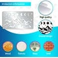 thumbnail image 3 of Moon Phase Mountain Stainless Steel Stencils 7x4 inch Sun Reusable Painting Template for Painting Wood Burning Journaling, 3 of 9