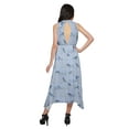 thumbnail image 2 of Moomaya WoMen's Sleeveless Mid-Calf Dress With Halter Neck Summer Clothing, 2 of 5