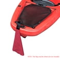 thumbnail image 4 of Graflsoa Single Nylon Kayak Fan Flag for Enhanced Visibility, 52x18cm, 50g, Red, 4 of 6