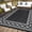 Black and White, variant on Waterproof Reversible Outdoor Rug 8*10 ft – Large Plastic Straw Patio Carpet – Easy Clean, Modern Edgeed Mat – For Patio, RV, Deck, Porch, Balcony, Backyard, Camping, Beach