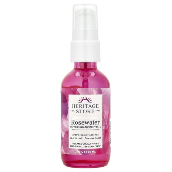Heritage Store Rosewater Refreshing Concentrate, 2 fl oz (59 ml)