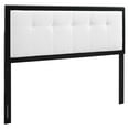 thumbnail image 2 of Modway Draper Tufted Queen Fabric and Wood Headboard in Black/White, 2 of 9
