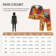 thumbnail image 4 of Sigee Hip Hummingbird In Jacket for Women’s Pajama Sets Long-Sleeved Pjs Sets for Women 2 piece Sleepwear-Large, 4 of 7
