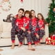 thumbnail image 1 of Christmas Moose Print Mother Father Kids Matching Outfits Baby Dog Rompers Cute Soft Sleepwear Full Sleeve Top+Trousers Pajamas, 1 of 3