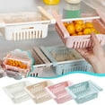 thumbnail image 3 of Pull-out Refrigerator Storage Box Food Organizer Drawer Shelf Proper vegetable fruit storage containers Easy to Use & Clean, 3 of 3