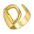 thumbnail image 1 of EGNMCR Rings Women's Fashion Couple Opening 26 Letters Jewelry Ring ring, 1 of 1