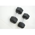 thumbnail image 1 of Mancuerna Hexagonal 40lb Bywell | Recubrimiento de Goma | Uso Profesional, 1 of 3