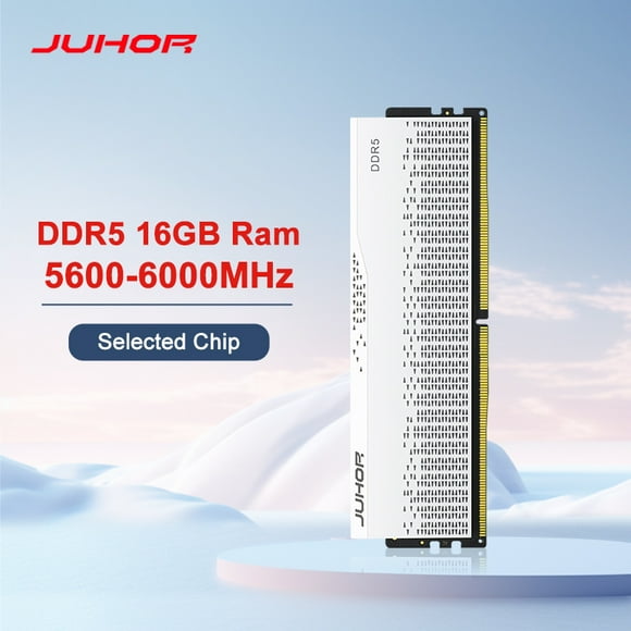 JUHOR Memoria Ram DDR5 RAM 16GB 32GB 5600MHz 6000MHz 6400MHz 6800MHz 7200MHz DIY Computer Gaming Desktop Memory