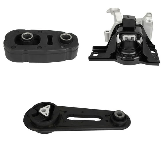 ECCPP Engine Motor Mount and Torque Strut Mount Set Fit For Nissan Sentra 2007-2012 L4 2.0L DOHC, Automatic CVT Transmission A4345 A4348HY A4318