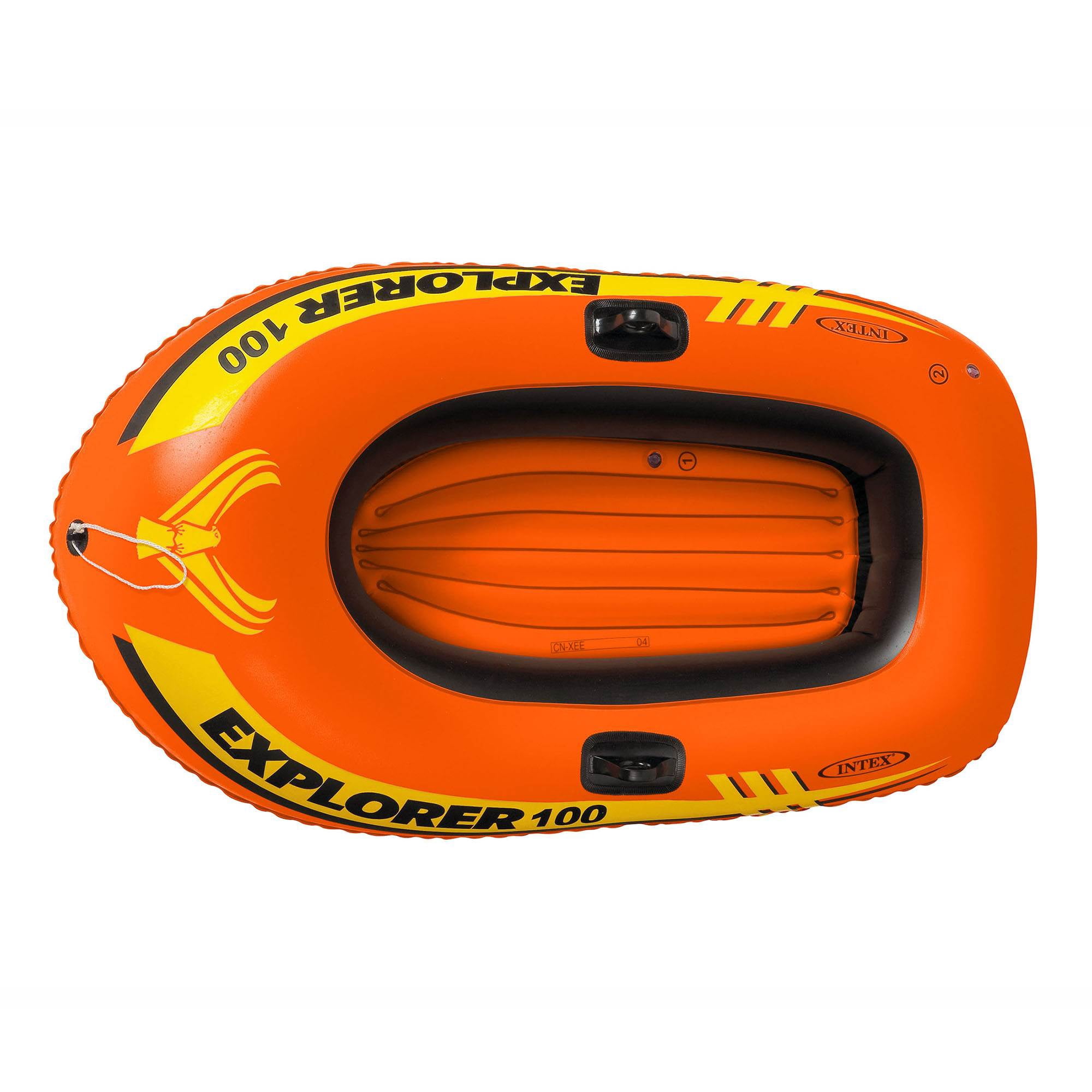 Intex Explorer 100 1 Person Youth Pool Lake Inflatable Raft Row Boat