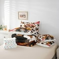 thumbnail image 6 of Homewish Highland Cow 7-Piece Twin Bedding Sets for Teens Boys Girls,Farmhouse Animal Bedding Comforter Set,Chic Flowers Breathable Sheet Sets,Luxury Bedroom Decor,Reversible, 6 of 8