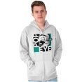 thumbnail image 4 of Popeye Comic Book Cartoon Pop Art Zip Up Hoodie Men's Women's Brisco Brands M, 4 of 5