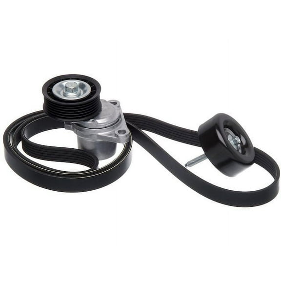 Serpentine Belt Drive Component Kit - Compatible with 2003 - 2006 Ford Focus 2.3L 4-Cylinder GAS 2004 2005