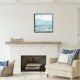 thumbnail image 3 of Stupell Industries Beach Waves Horizon Landscape Painting Black Framed Art Print Wall Art, 24 x 24, 3 of 9