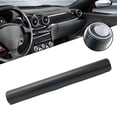 thumbnail image 7 of 30cm*150cm Leather Texture Car Vinyl Wrap Sticker Inner Decal Film Black, 7 of 7