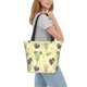 thumbnail image 2 of Balery Green And Purple Grapes Bolsa de Hombro con Diseño, Bolsa Grande y Duradera, Bolsa Versátil para Compras, 2 of 6