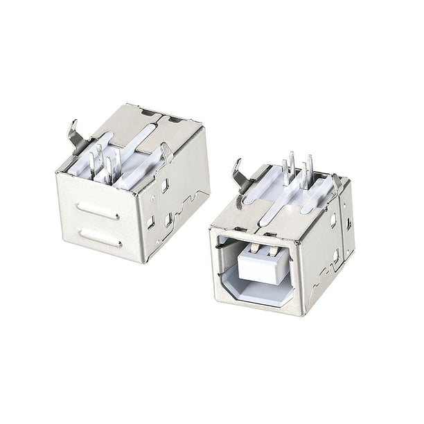10PCS USB 2.0 Type B Female Socket Connector Jack Port, 4-Pin DIP 90