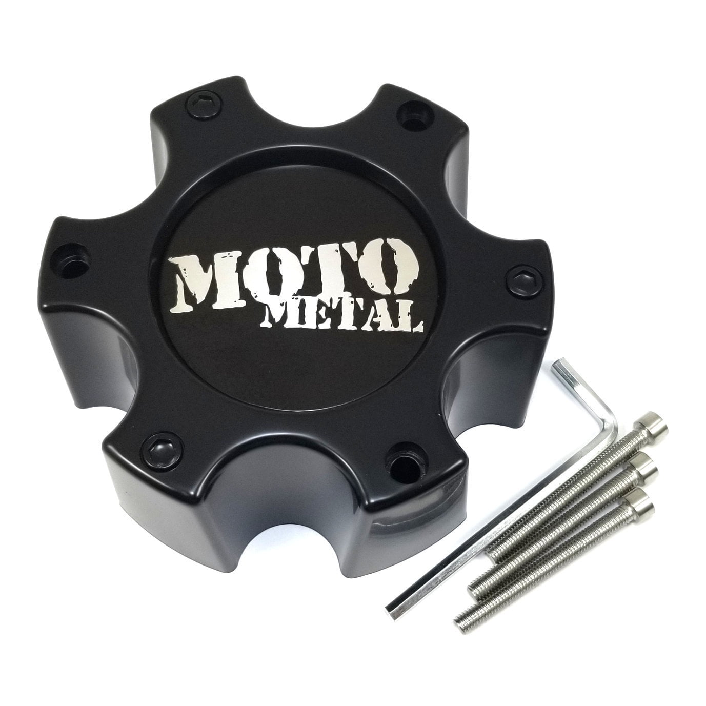 Moto Metal 909 957 959 Matte Black Wheel 6 Lug Rim Center