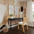 thumbnail image 6 of Amara Charcoal Rattan Desk, 6 of 7