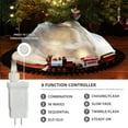 thumbnail image 6 of Open Box ProductWorks Pre-Lit Snow Cover Blanket 8 Function Decoration, 60"x15", 6 of 12