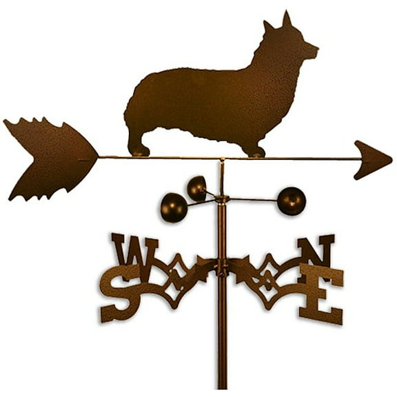 SWEN Products Inc Handmade Welsh Corgi Pembroke Dog Copper Weathervane