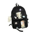 thumbnail image 2 of Mochila para niñas Yuyangstore de regreso a la escuela para mujeres y niños de 8 a 10 años negro, 2 of 8