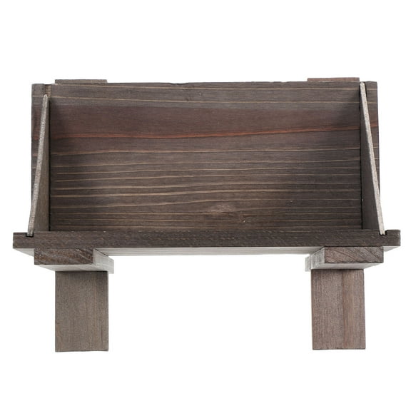 HEMOTON Christmas Religious Decoration with Wooden Nativity Set Featuring Baby Jesus for Church and Home Decor Light Brown