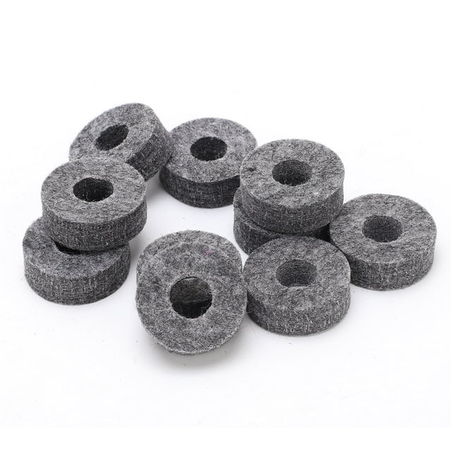 Hi Hat Felts, Lightweight Instrument Accessory Easy Installation Drum Cymbal Felt 2.9x2.9x1cm for Playing