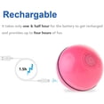 thumbnail image 4 of Balle Interactive Intelligente de Jouet pour Chat Boule de Roulement Automatique pour Jouet Rechargeable USB pour Chat Animal de Compagnie avec la Boule de Rotation de Lumière LED 360 Degrés (Rouge), 4 of 5