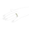 thumbnail image 3 of Princess-Cut Channel-Set Diamond Peridot Ring Band 925 Sterling Silver Gemstone Jewelry For Women Gift By KIRAN FINE JEWELS, 3 of 5