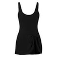 thumbnail image 5 of QHFBli Women's One Piece Swimsuit Tummy Control Swim Dress Modest Full Coverage Skirt Bathing Suit with Pockets, 5 of 5