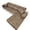 Dark brown, variant on Sofa Protectors Liquid Barrier Elasticated Corners