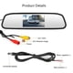 thumbnail image 2 of Ver Espejo Sistema de visión trasera automático con monitor de espejo de coche de 43 pulgadas con cámara de respaldo a prueba de agua Sywqhk Accesorios para autos y motos, 2 of 9