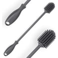 thumbnail image 1 of Silicone Bottle Cleaning Brush With Long Handle, 12.5" Water Bottle Cleaner For Baby Bottles, Hydro Flask, Sports Bottle, Vase, Glassware, Perfect For, 1 of 5