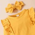 thumbnail image 5 of Enyan Baby Girl Clothes Newborn Infant Outfits Ruffle Romper+ Floral Pants + Cute Headband Sets for Girls（Size 12-18 Months）, 5 of 8