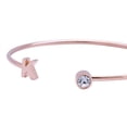 thumbnail image 3 of Pulsera Mujer Inicial Letra LuckyLy, Acero Inoxidable y Zirconia Cúbica, Modelo Sonia rosa UNITALLA, 3 of 8