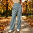 thumbnail image 2 of CQONEPT Women's Wide Leg Pant High Waisted Business Casual Dress Pants High Waisted Pleated Fall Pants with Pocket, 2 of 6