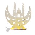 thumbnail image 3 of Lámpara de mesa de madera decorativa Eid Mubarak para decoración de fiestas de bodas, duradera Estilo A, 3 of 9