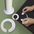 thumbnail image 5 of 12 Pcs Radiator Pipe Collars, Plastic Radiator Pipe Covers Pipe Collars Wall, 5 of 5
