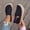 Red, variant on Knit Mesh Slip-On Sneakers, Platform Slip On Shoes for Women Knit Fashion Painted Lightweight Comfortable Casual Fall Shoes Outdoor Travel Work Comfort Women's Sneakers, Black 6