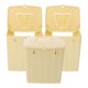 thumbnail image 1 of Milisten 3Ud Caja De Cría Para Pájaros Beige Colgante Práctico Para Jardín Y Espacio Cómodo, 1 of 7